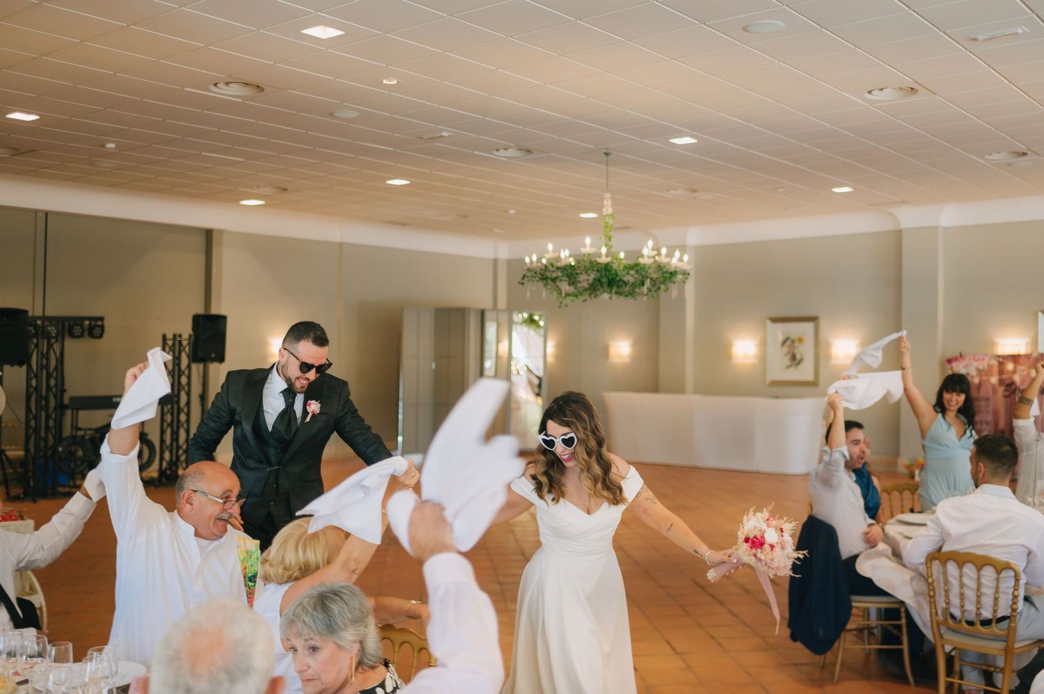 Fotógrafos de bodas en el Restaurante Quinta San Antonio de Velilla Madrid