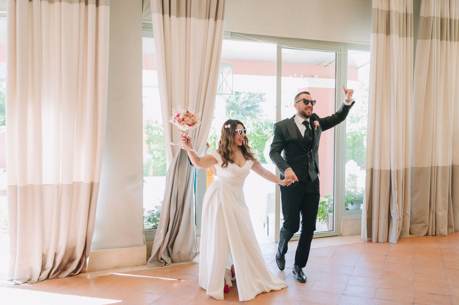 Fotógrafos de bodas en el Restaurante Quinta San Antonio de Velilla Madrid