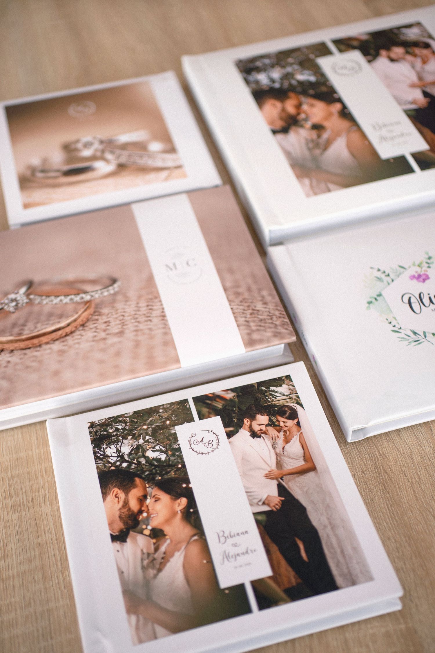 Muestras de portadas albumes de bodas