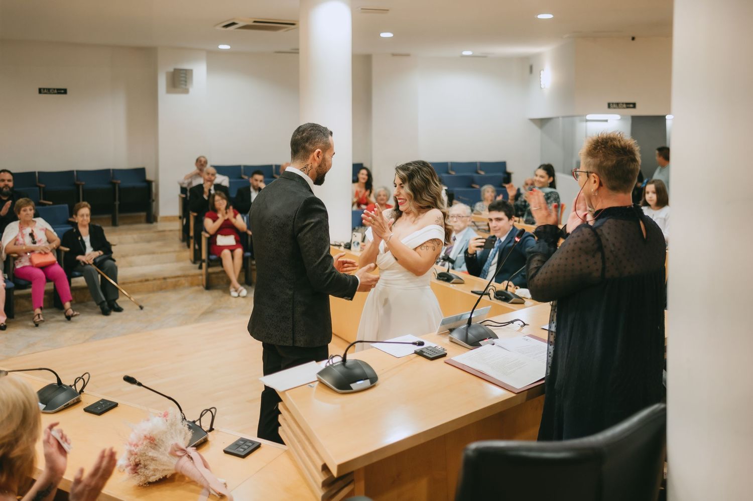 Fotografía de Bodas en el Ayuntamiento de Coslada