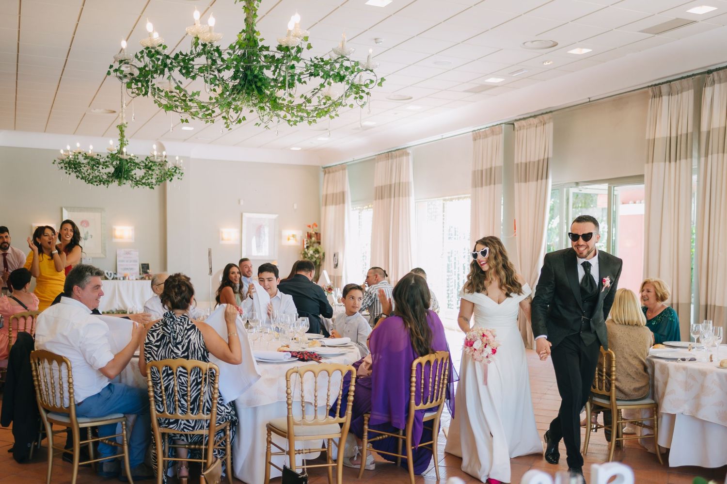 Fotografía de bodas en el Restaurante Quinta San Antonio de Velilla Madrid