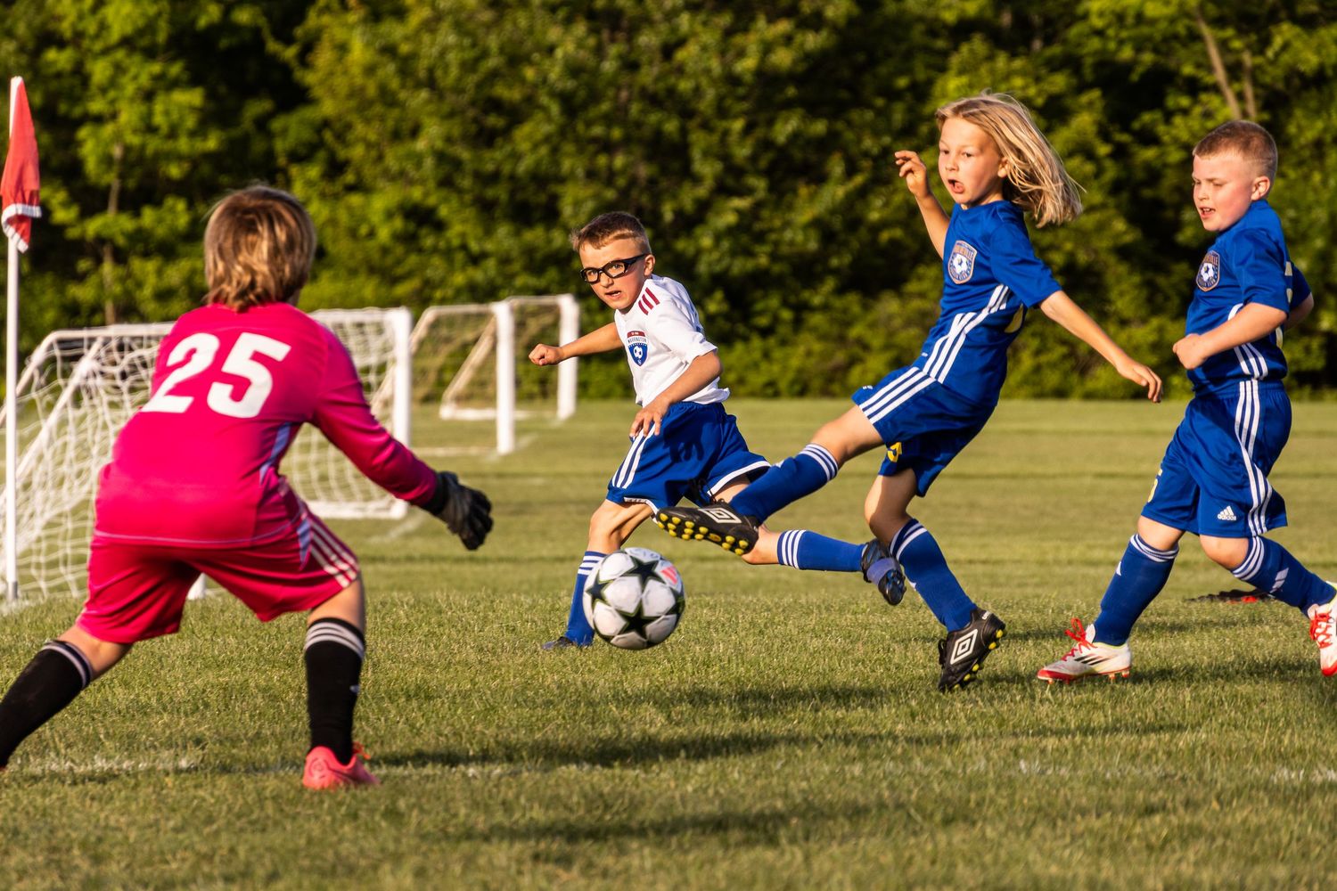 An image of soccer action.