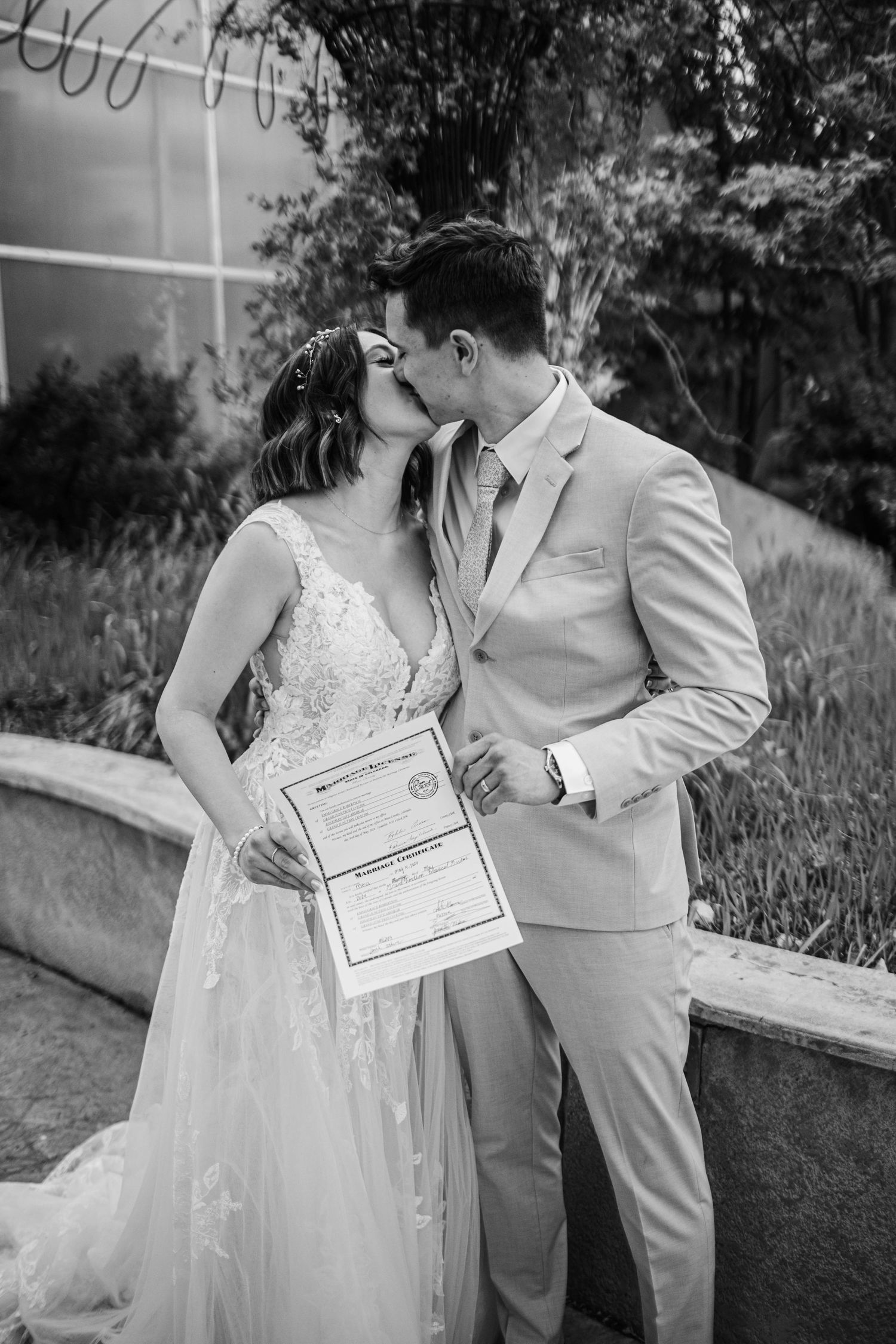Grand Junction, Colorado Botanical Gardens Wedding Photography