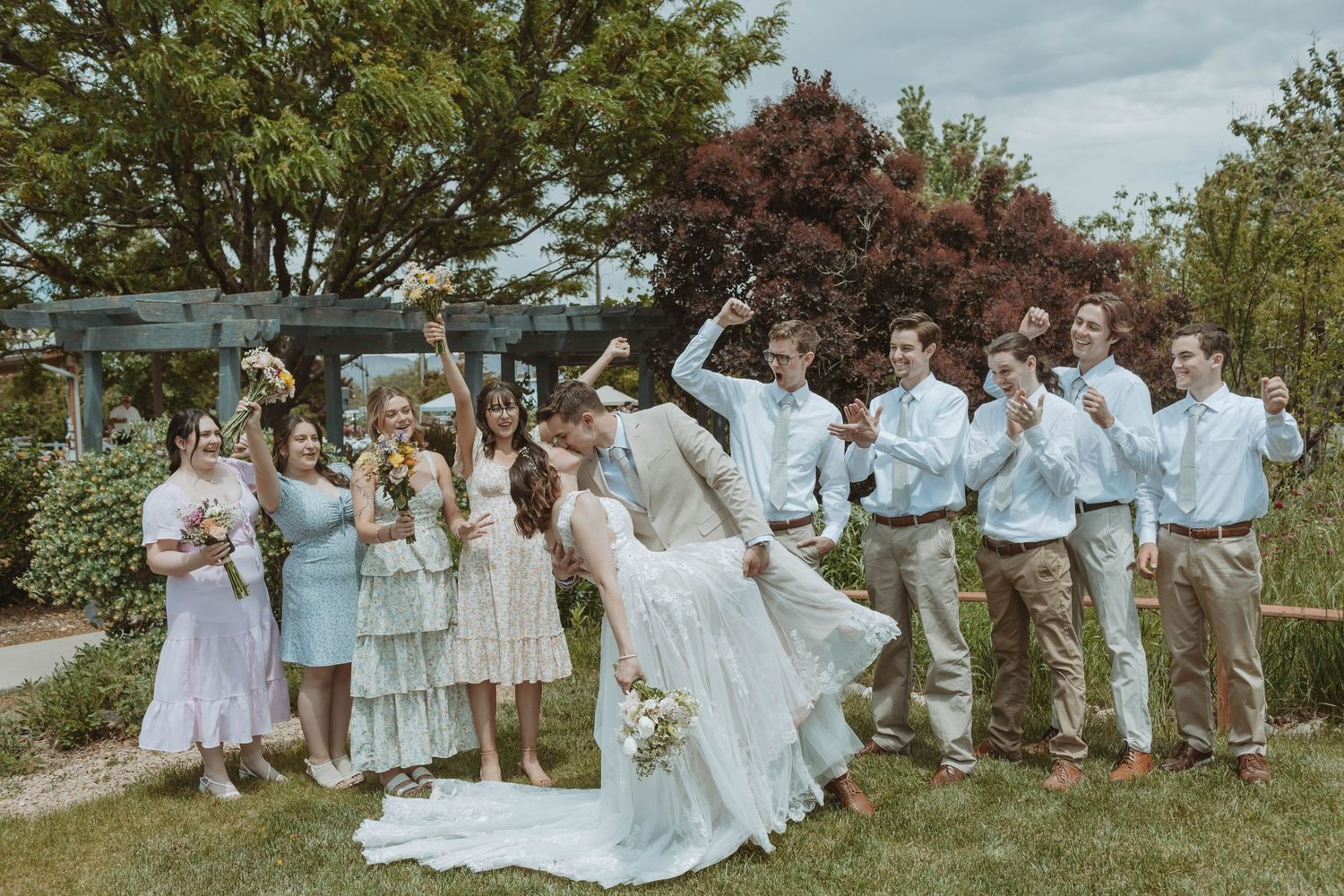Grand Junction, Colorado Botanical Gardens Wedding Photography