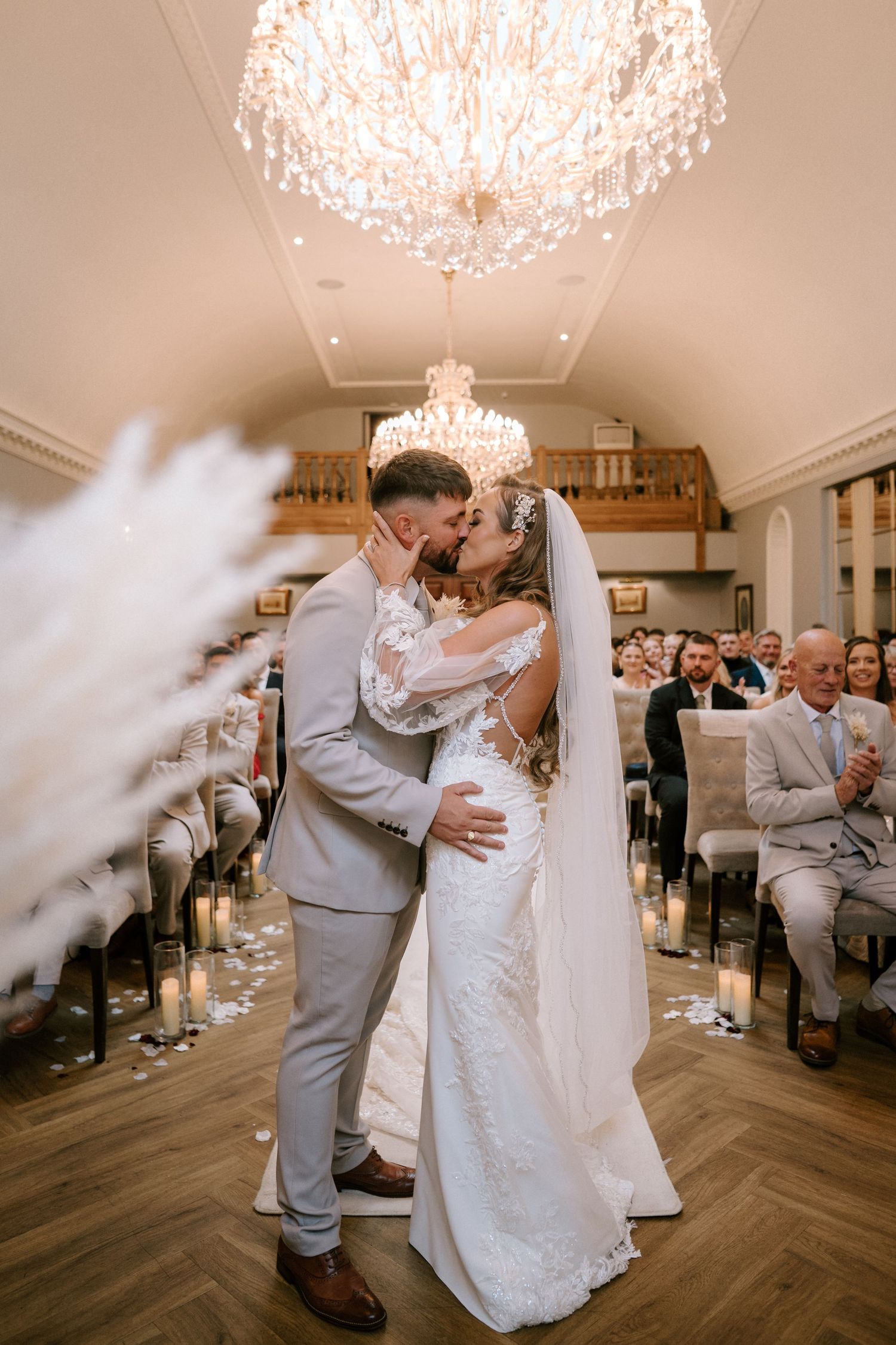 Wedding photography at Rushton Hall. Northamptonshire Wedding photographer.