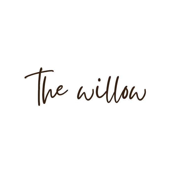 The Willow cursive logo in dark brown handwritten script on a white background.