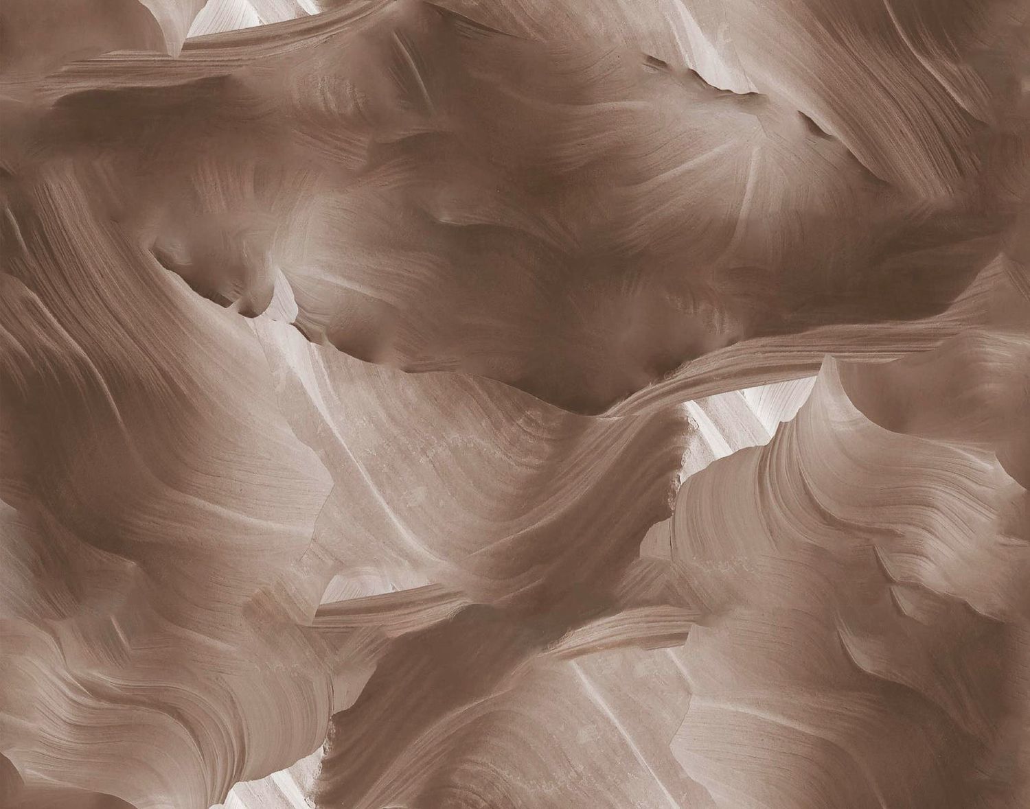 Abstract sepia-toned background with swirling feathery textures creating a soft, ethereal pattern.