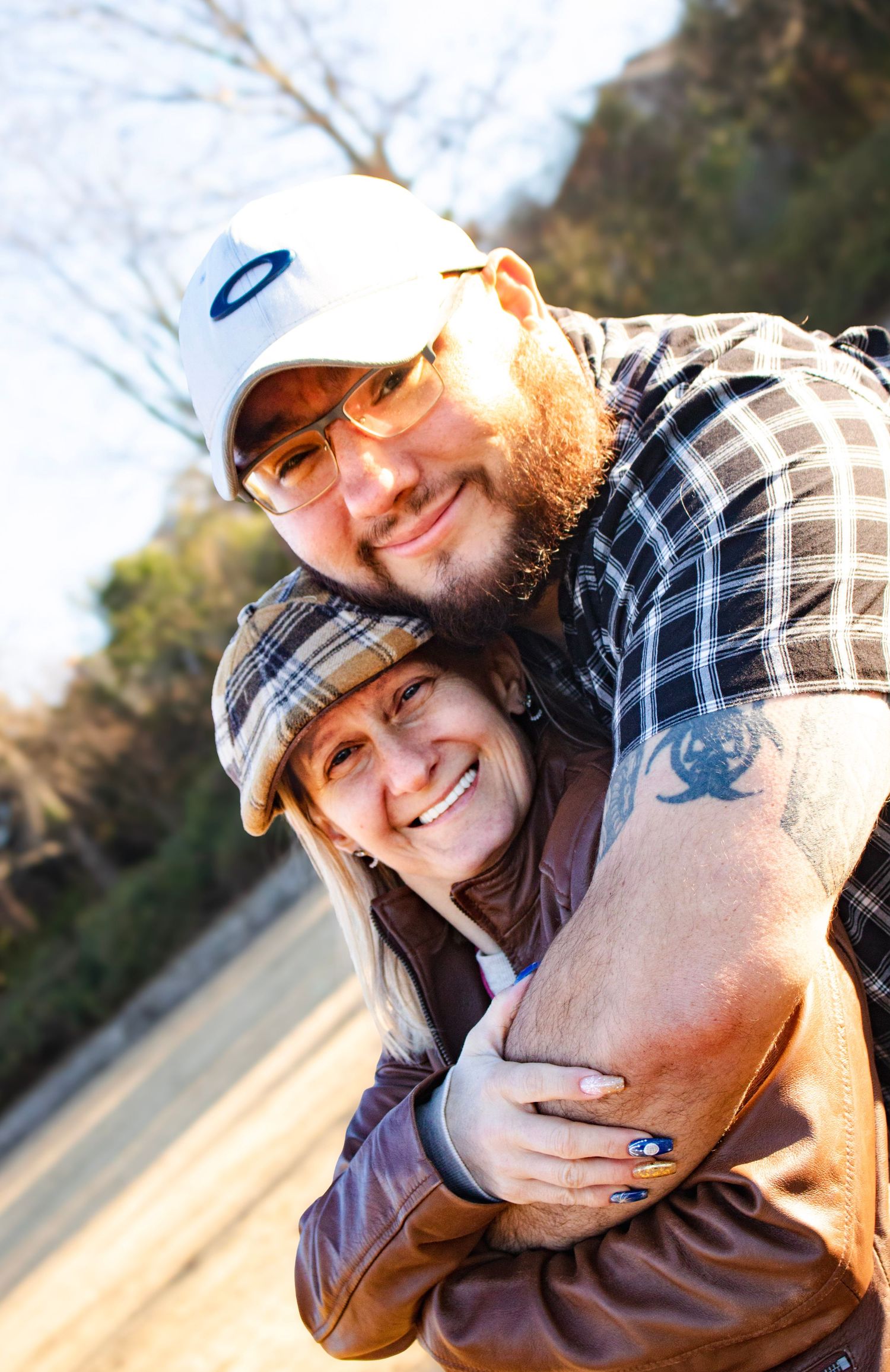 This is a photo of the mother in law and son in law.