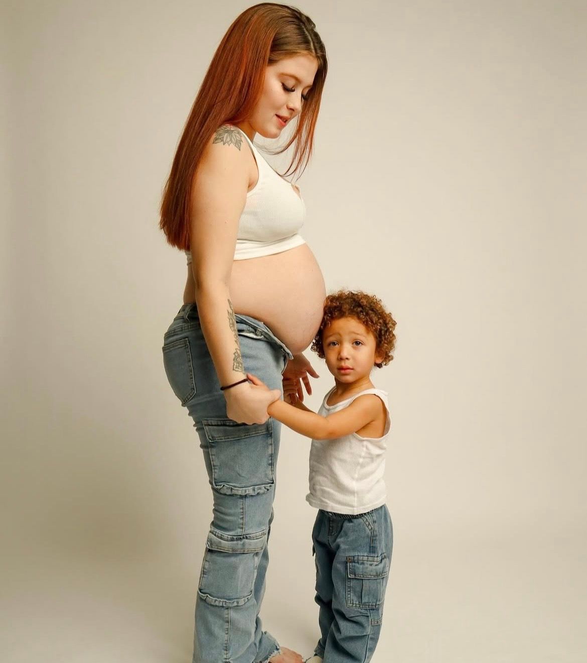 maternity studio photoshoot charlotte nc
