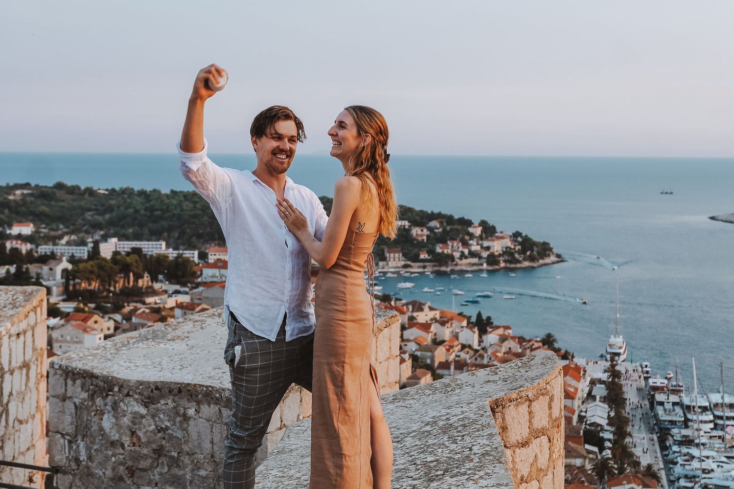 Engagement Photography, Hvar Fortress, Hvar Engagement, Croatia Engagement Spots, Sara Kross Photography