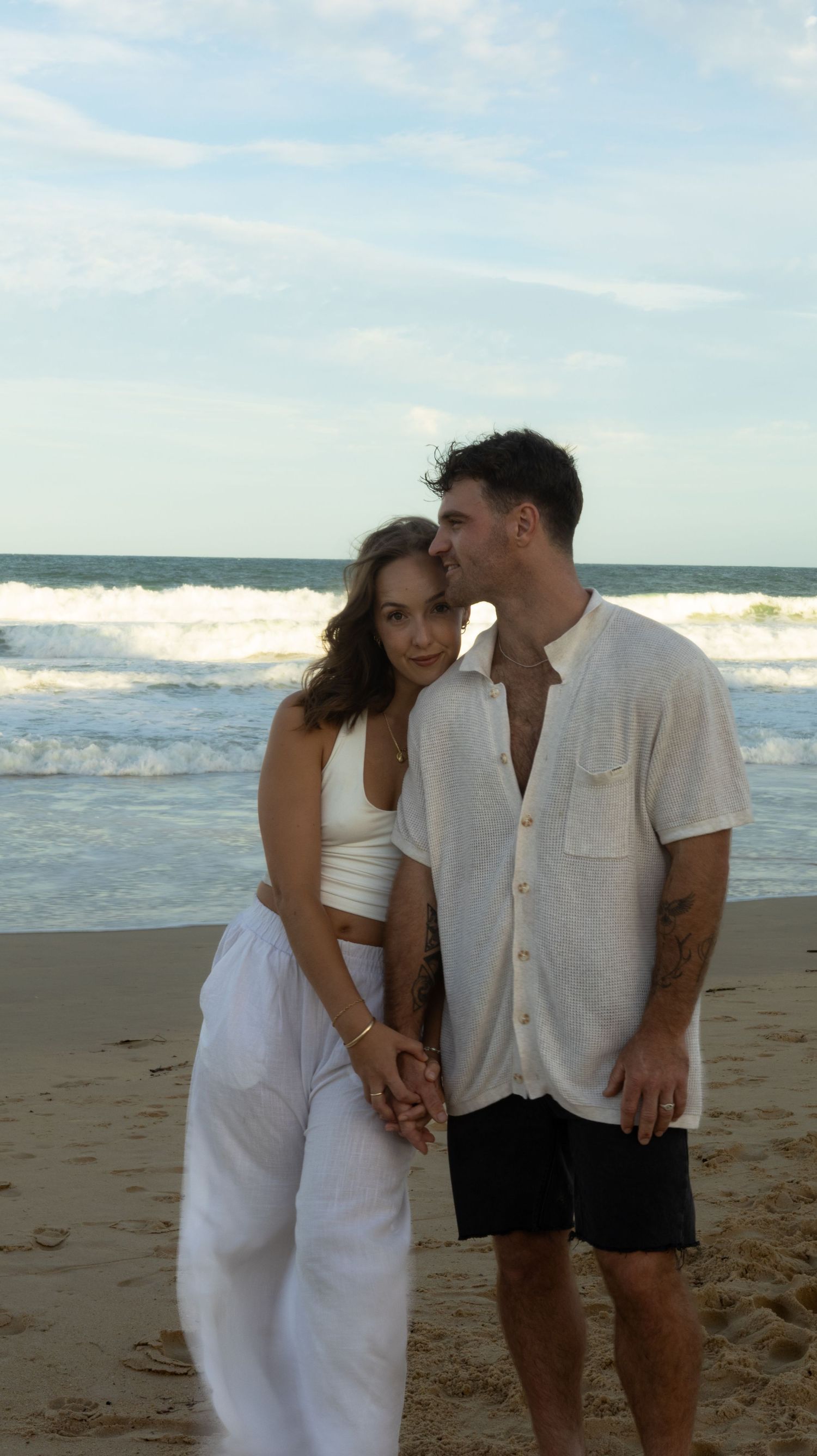 golden hour, Currimundi Beach, Engagement location Sunshine Coast, couples poses, couples photography, queensland photographer, australia