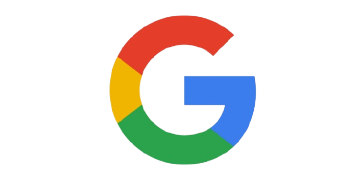 Colorful Google logo design featuring red, blue, yellow, and green letters against a white background.