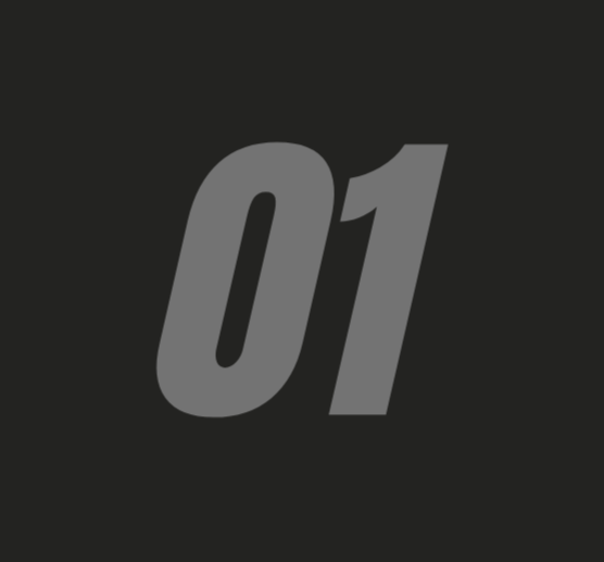 A sequence of gray numbers zero and one displayed against a dark black background.