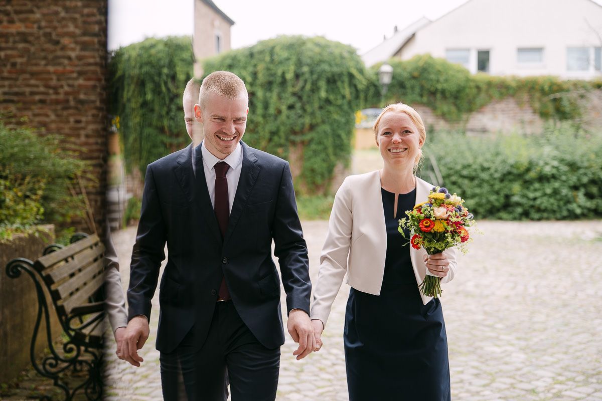 Standesamtliche Hochzeit in der Welschen Mühle in Aachen Haaren.