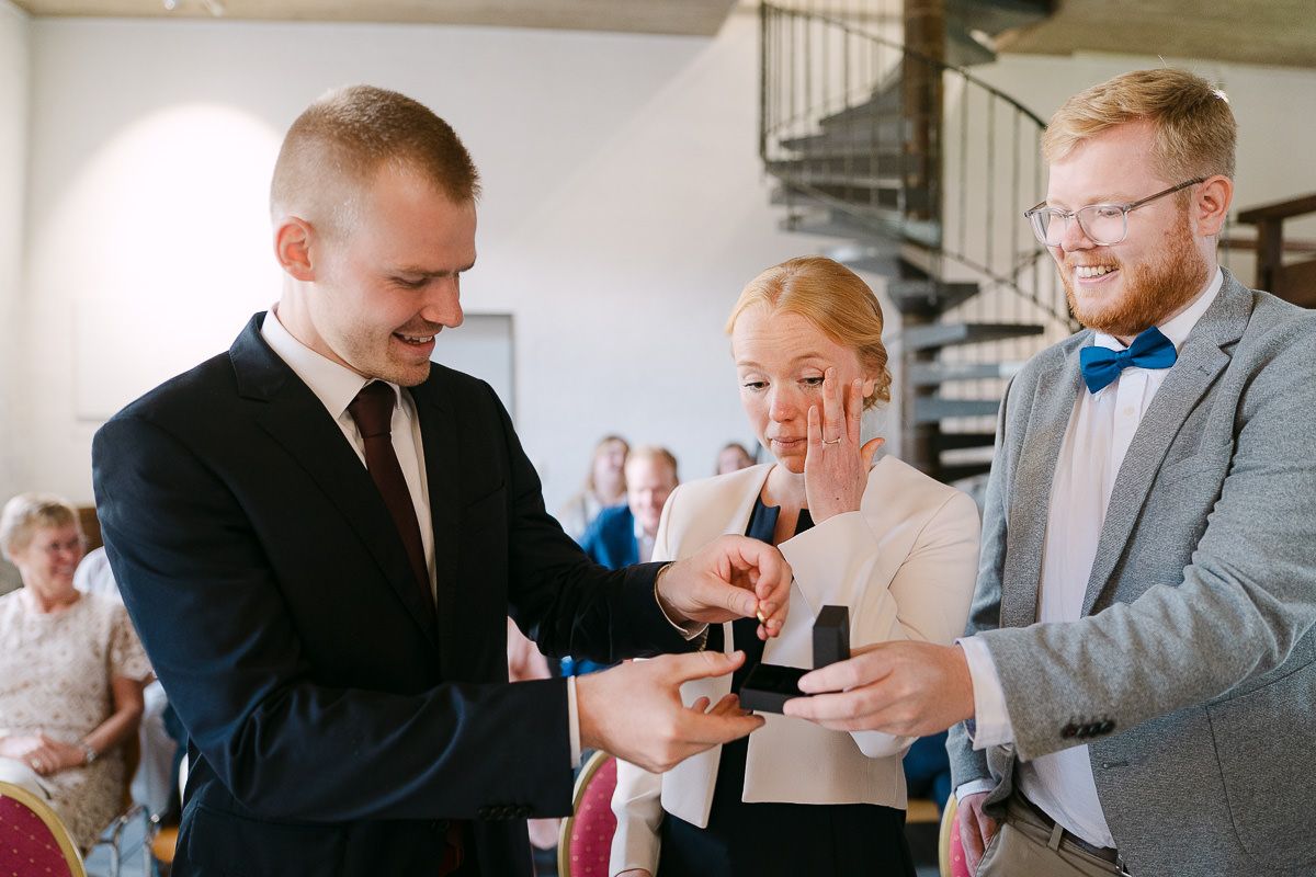 Standesamtliche Hochzeit in der Welschen Mühle in Aachen Haaren.
