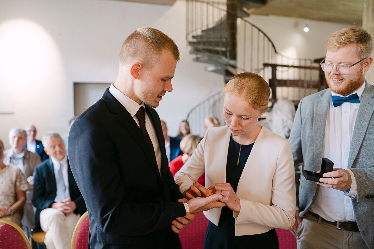 Standesamtliche Hochzeit in der Welschen Mühle in Aachen Haaren.