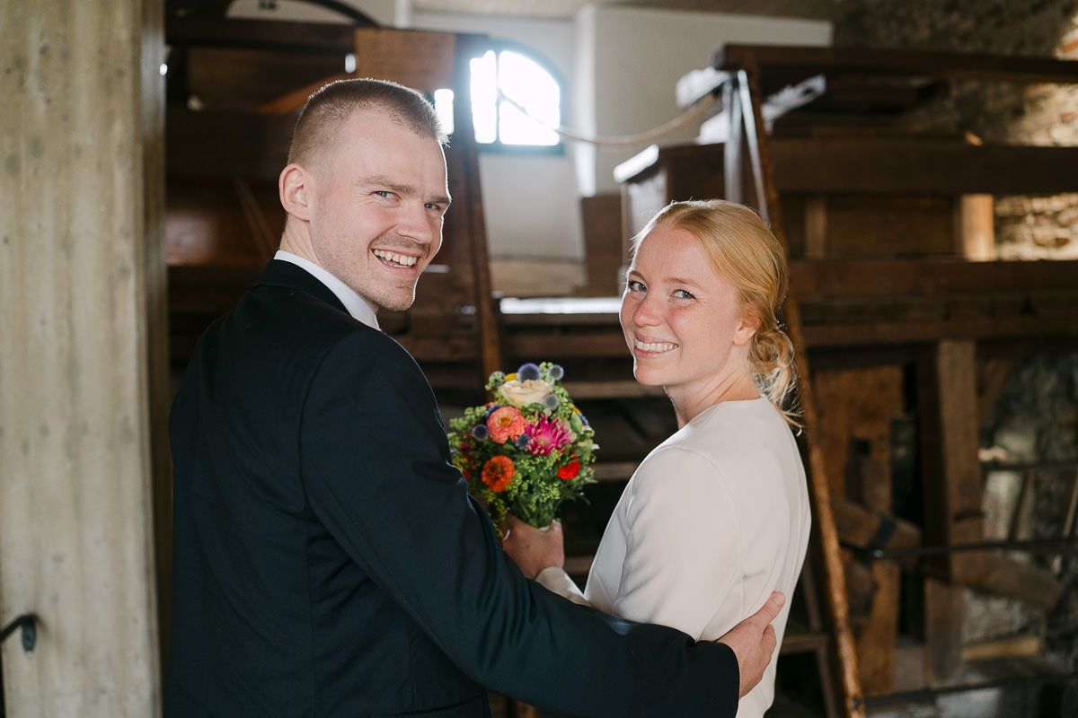 Standesamtliche Hochzeit in der Welschen Mühle in Aachen Haaren.