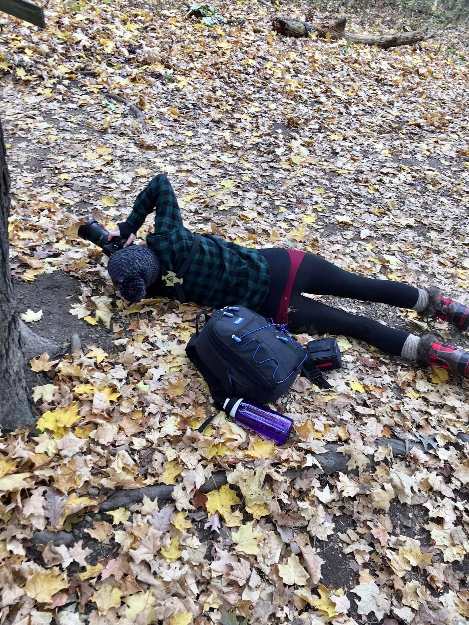 Wisconsin portrait of a female fine art nature photographer and lifestyle portrait photographer