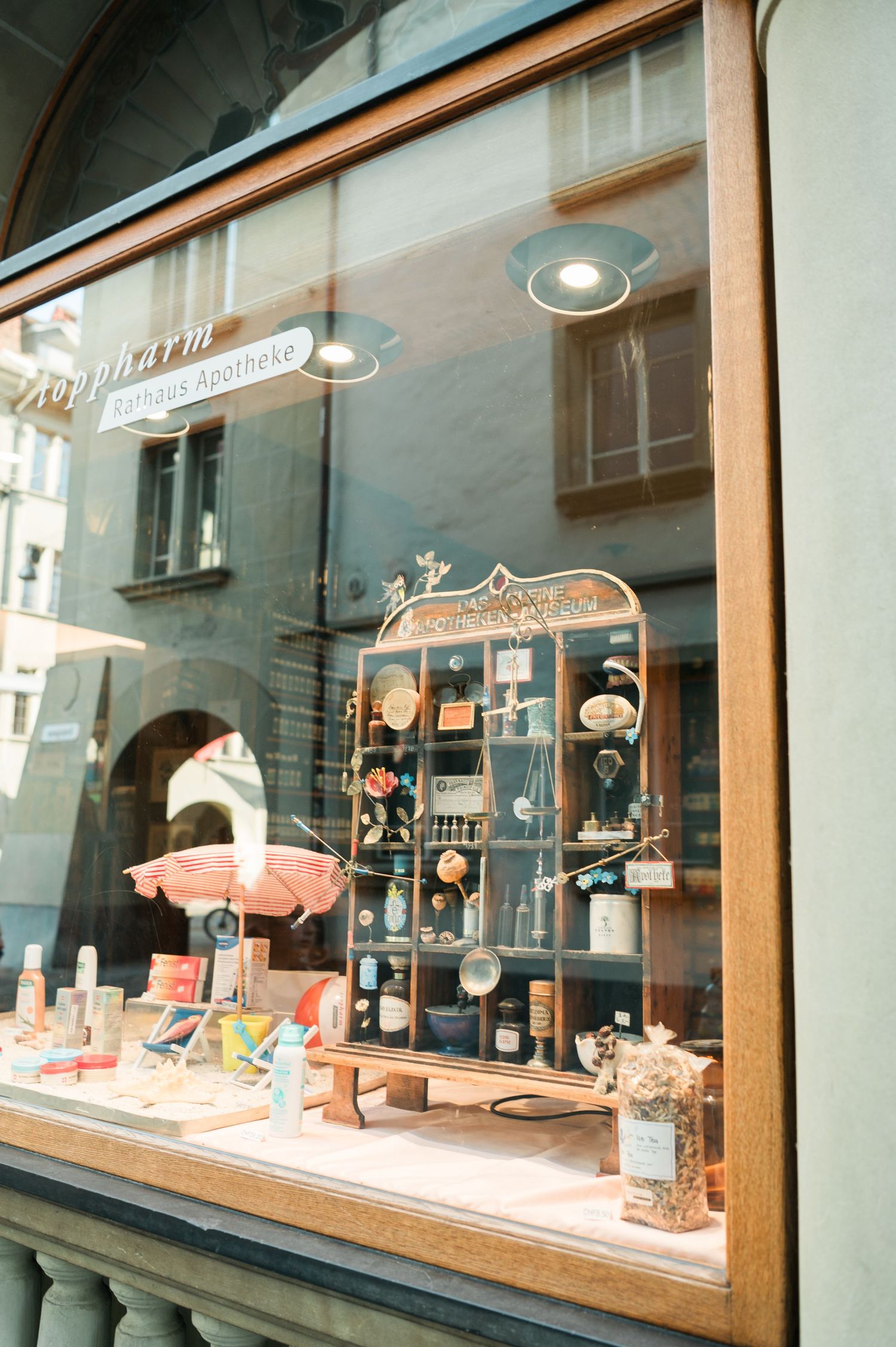 Boutique storefront photographed while traveling in Europe
