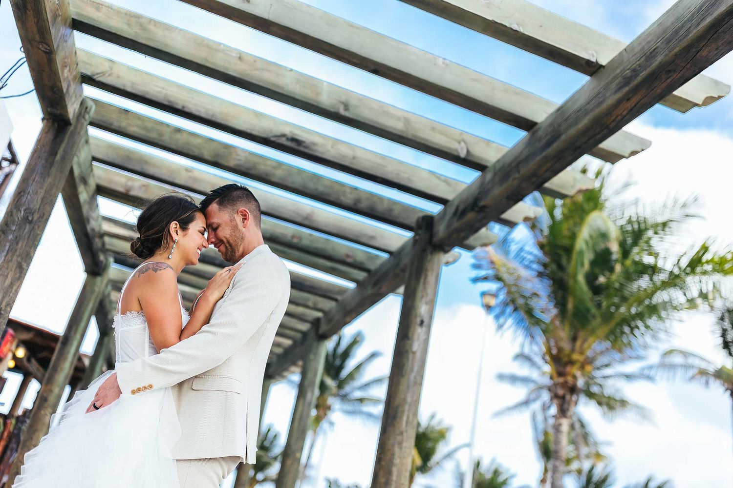Editorial style engagement photography in Puerto Morelos Riviera Maya