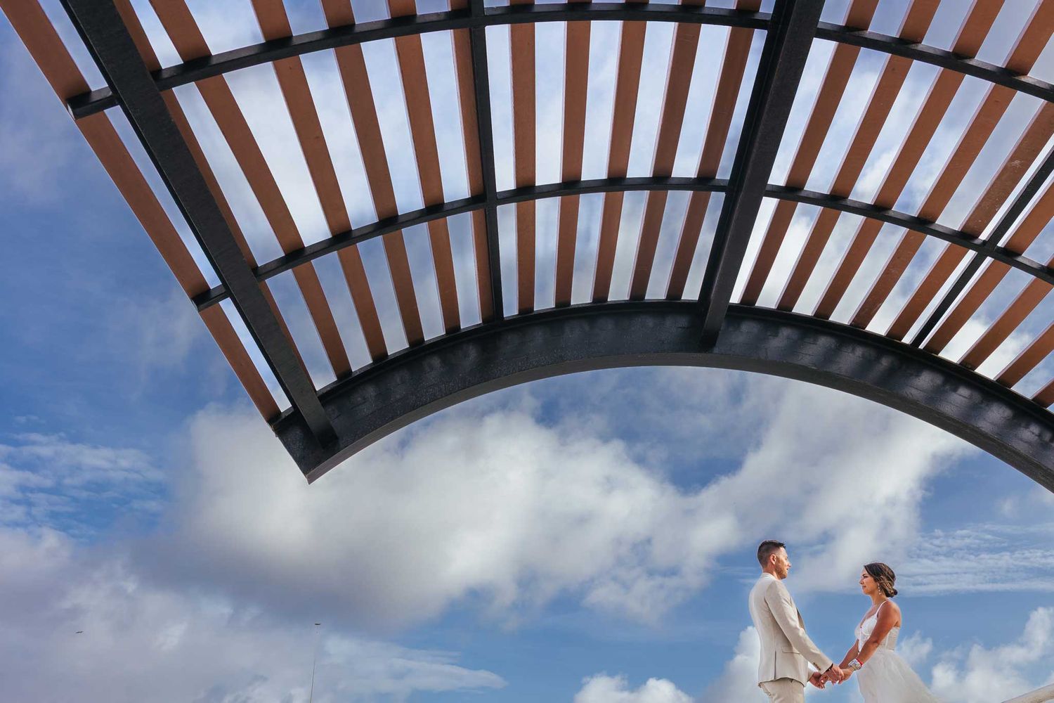 Editorial style engagement photography in Riviera Maya cancun Mexico