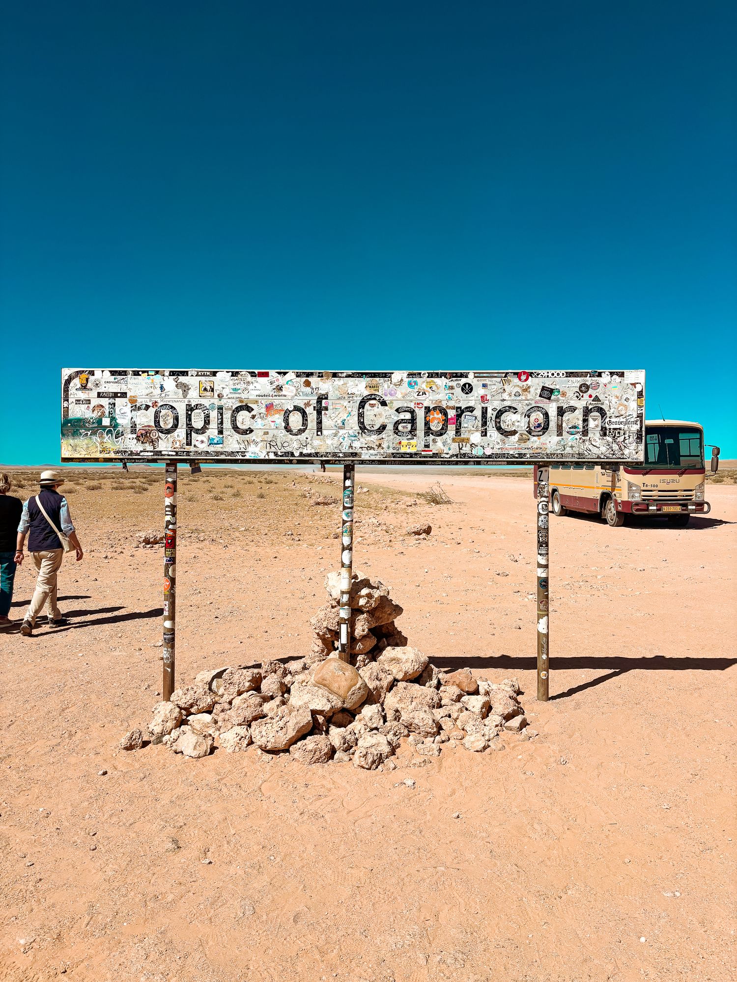 Tropic of Capricorn Namibia point