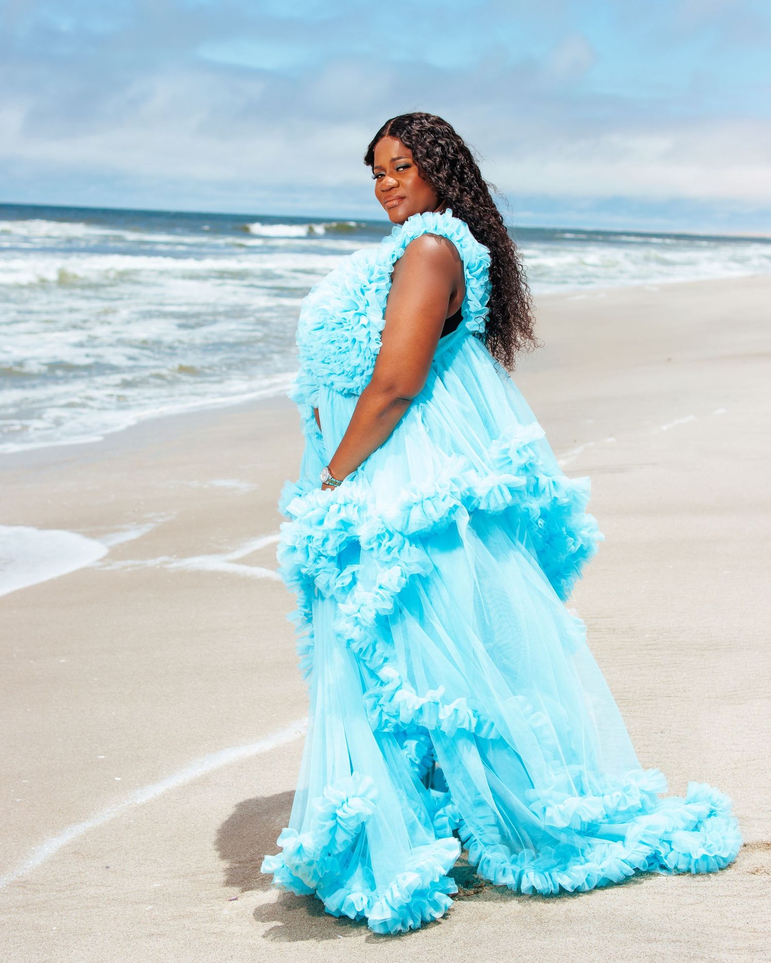maternity photoshoot at langstrand between Walvis Bay and swakopmund