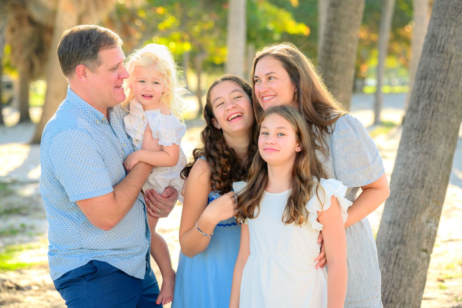 Family portraits at Key Biscayne.