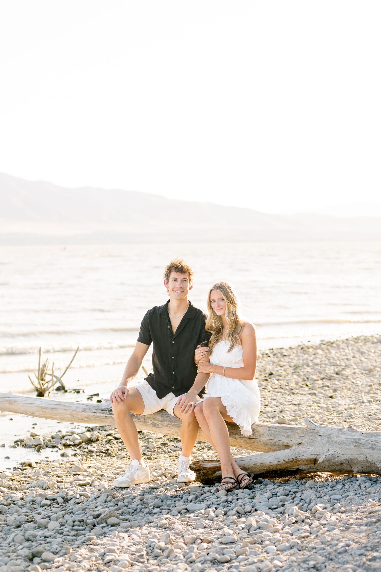 Utah Lake Couple Session, Beach Session