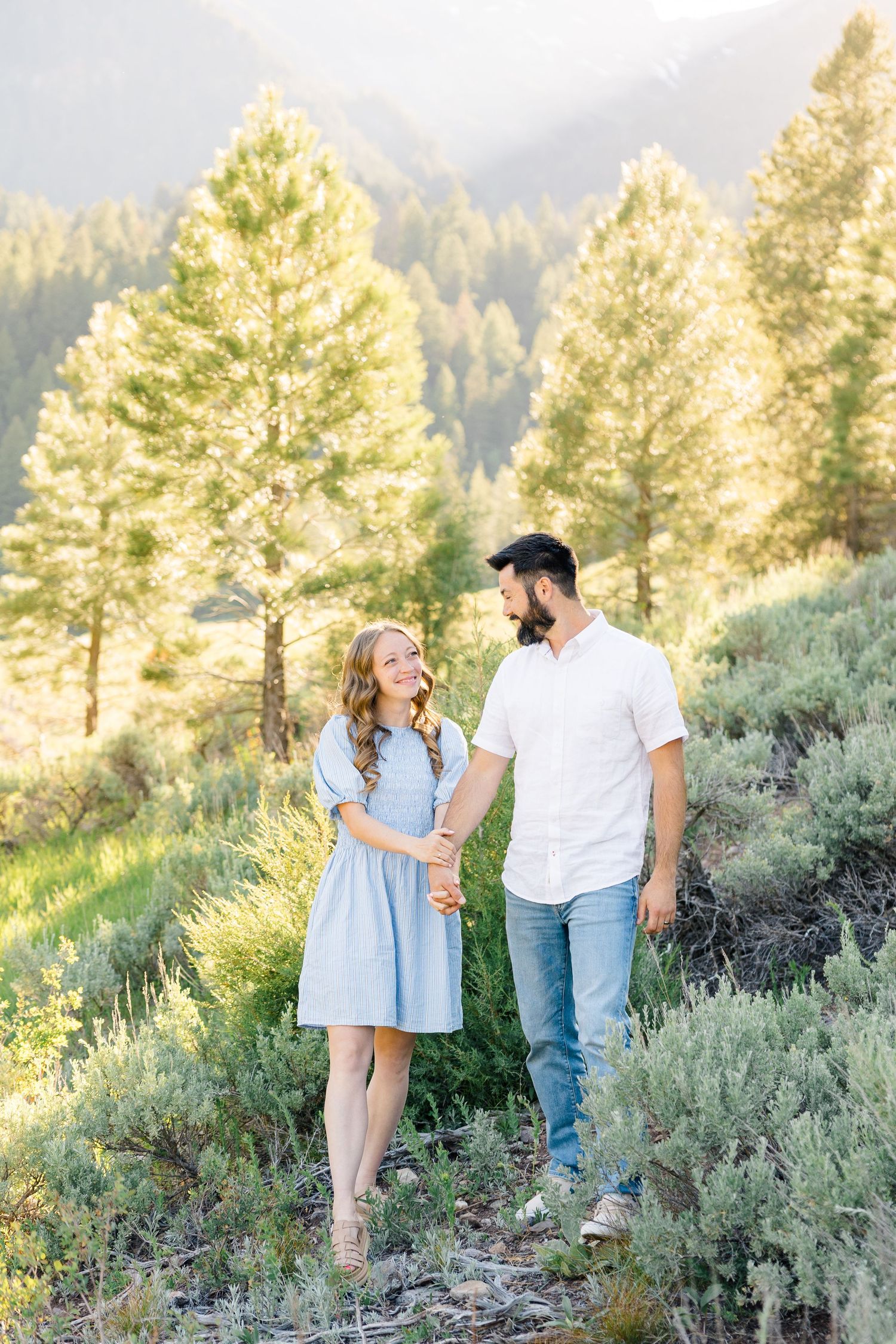 Tibble Fork Utah American Fork Canyon Couples Photoshoot