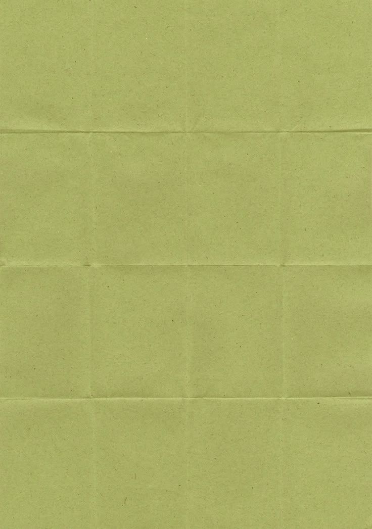 Olive green folded paper texture background with visible crease lines.