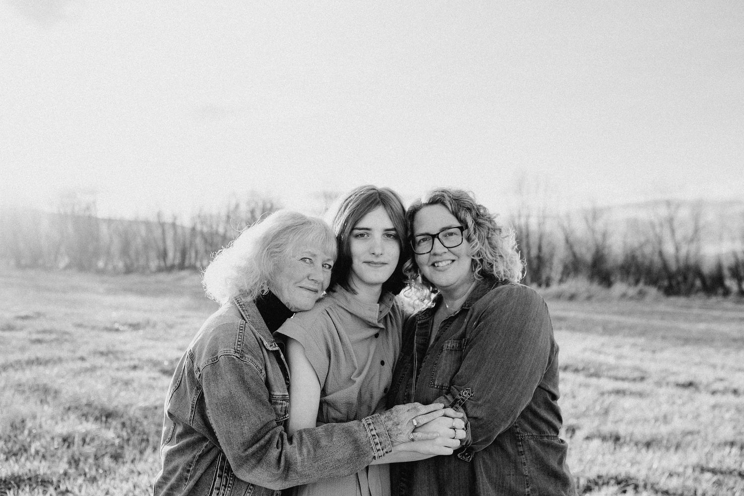 3-generations of women.