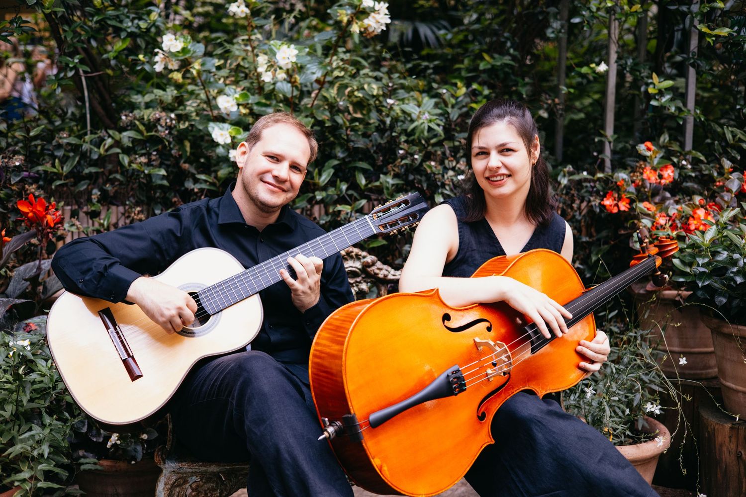 Duo Giussani (Pauline Stephan and Julian Richter), caputered by Marco Carino, photographer for musician