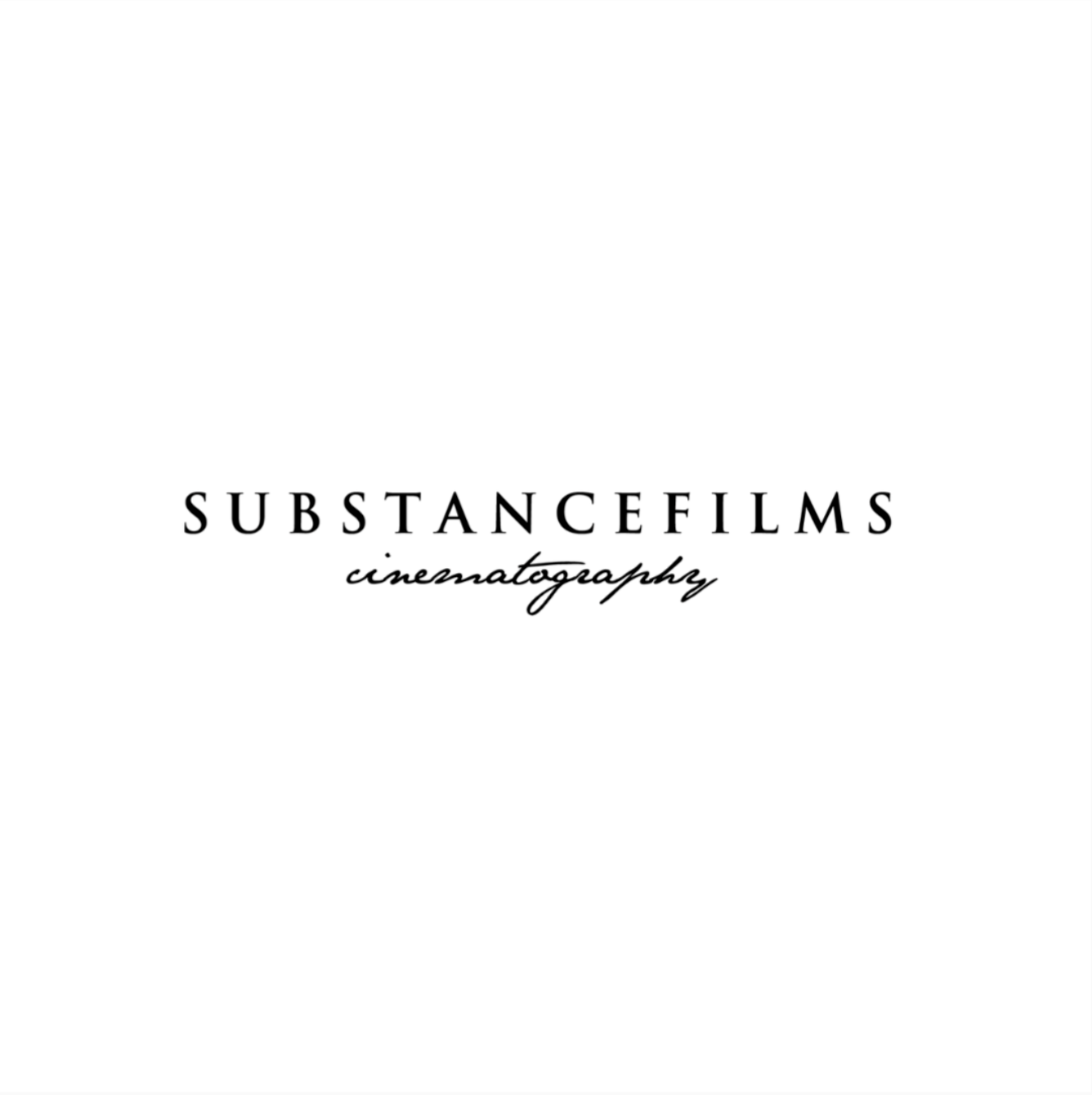 Professional cinematography logo with stylish script typography.
