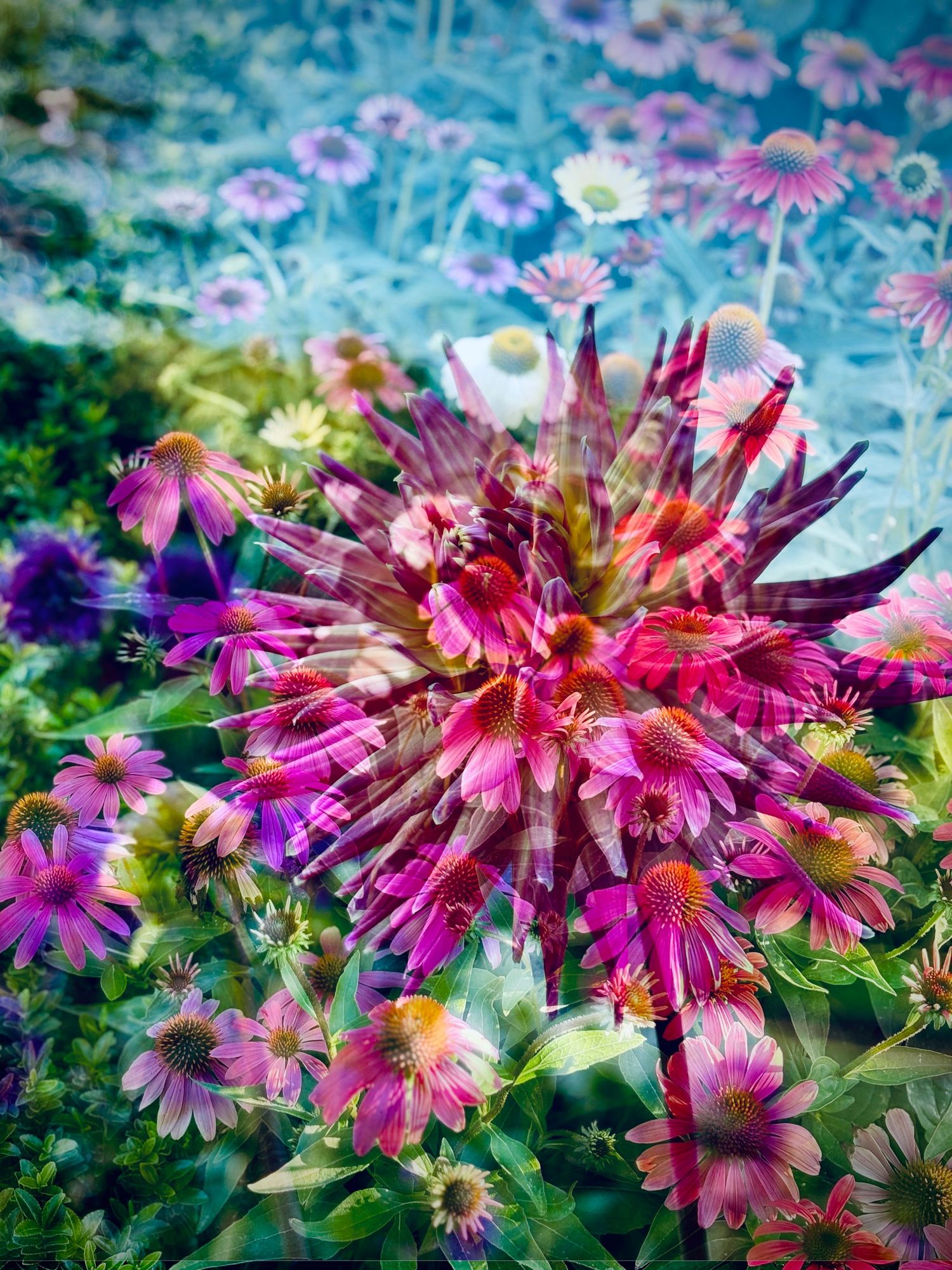 Dahlia & Echinacea #1