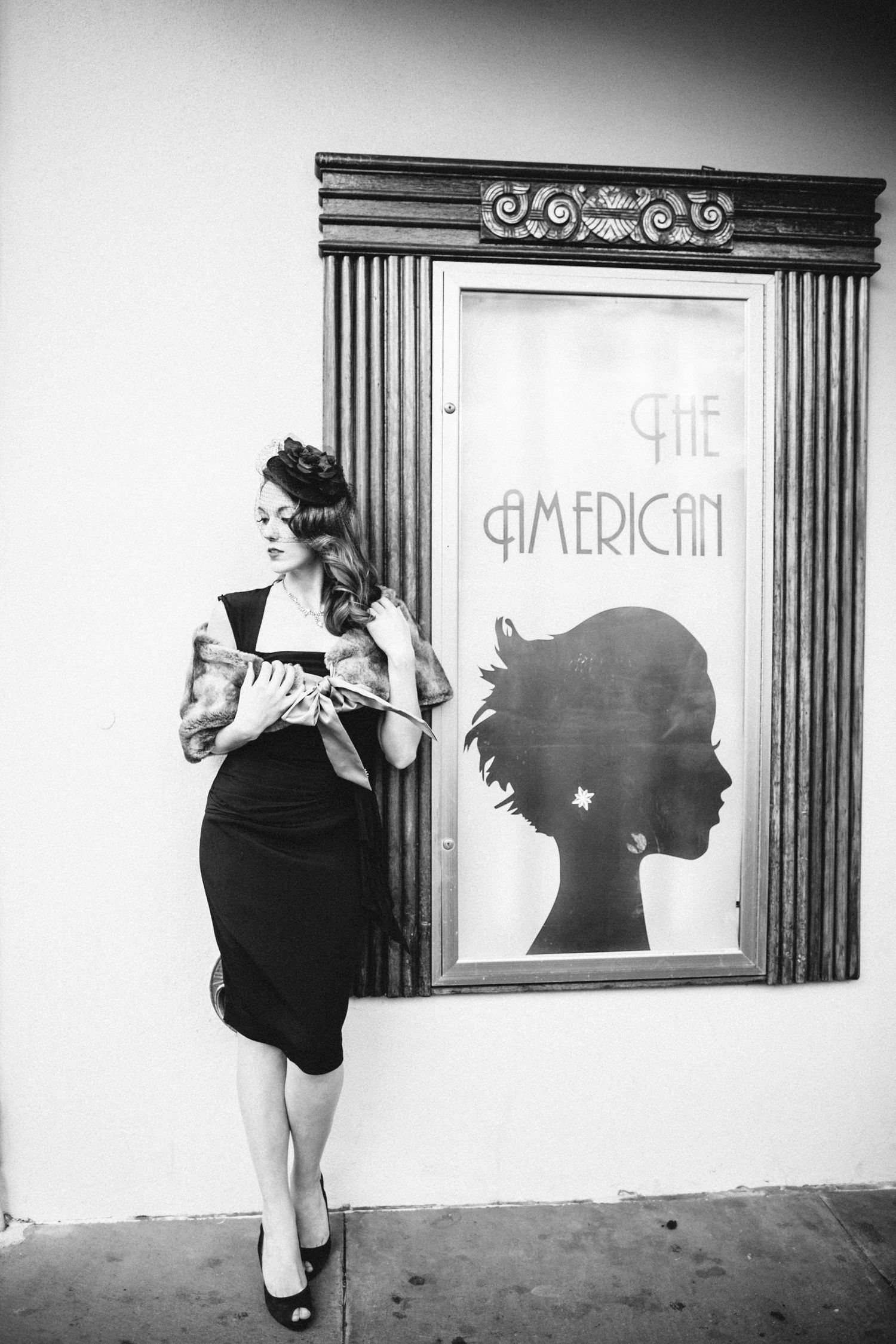 Vintage style bridal portrait Charleston SC