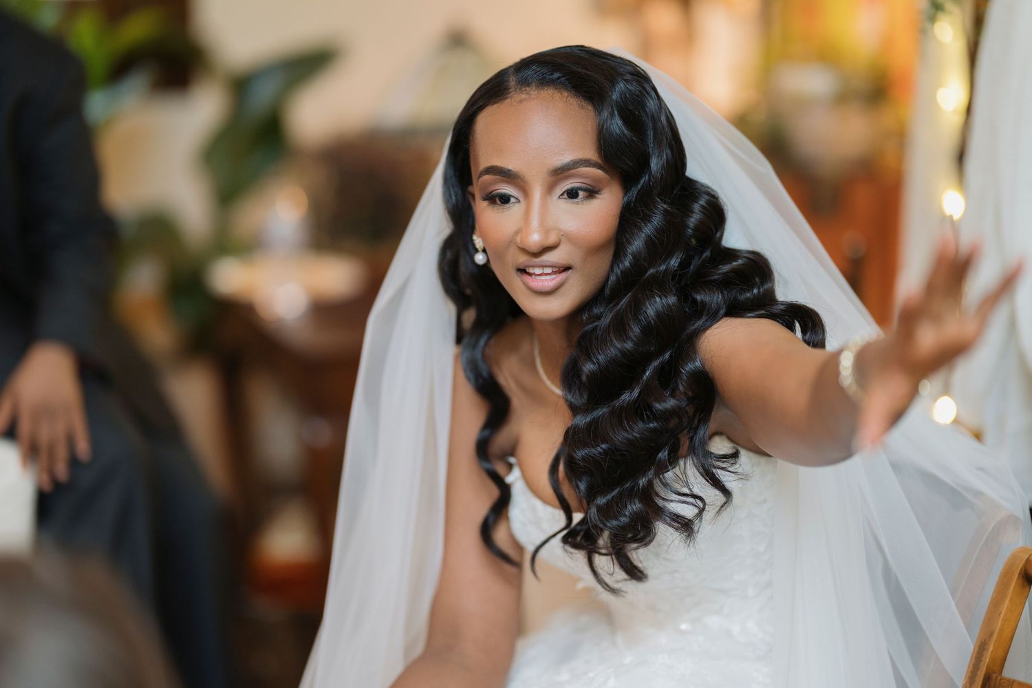 A bride on her wedding day