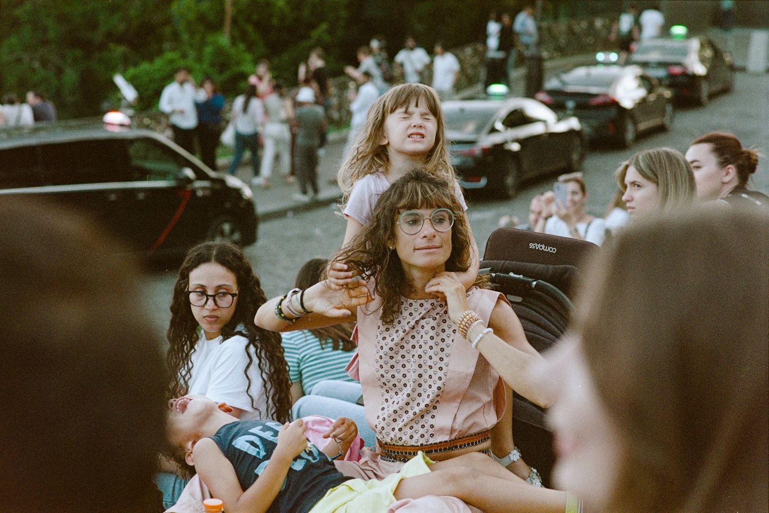 A mother and daughter in Paris, France