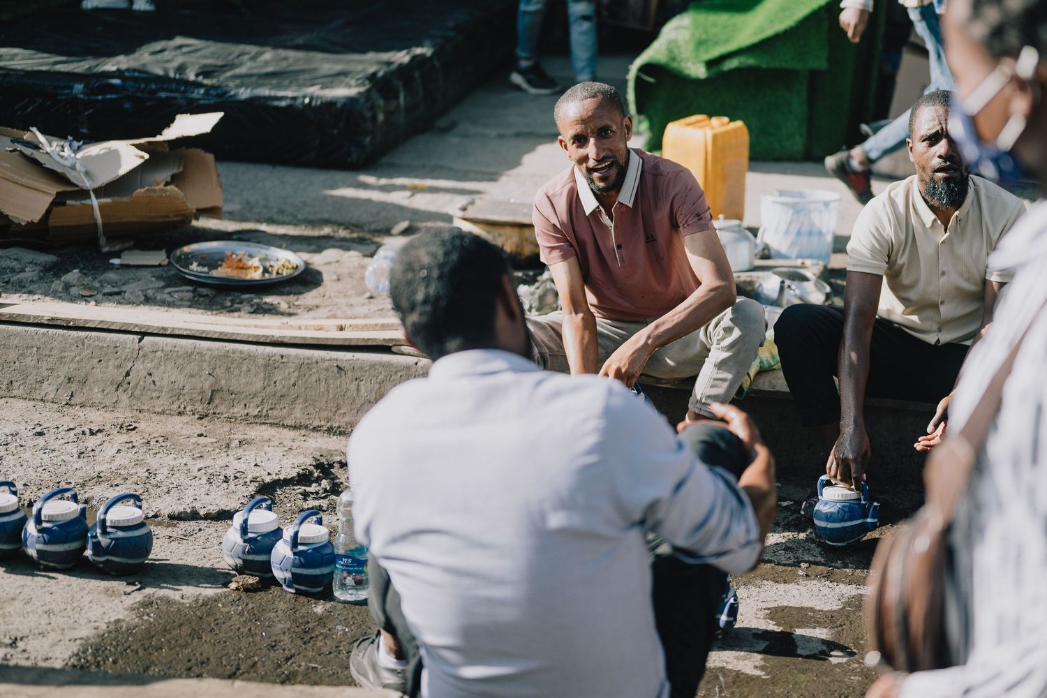A market in Addis Ababa, Ethiopia