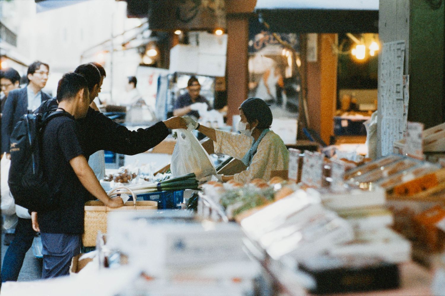 A market in Tokyo, Japan