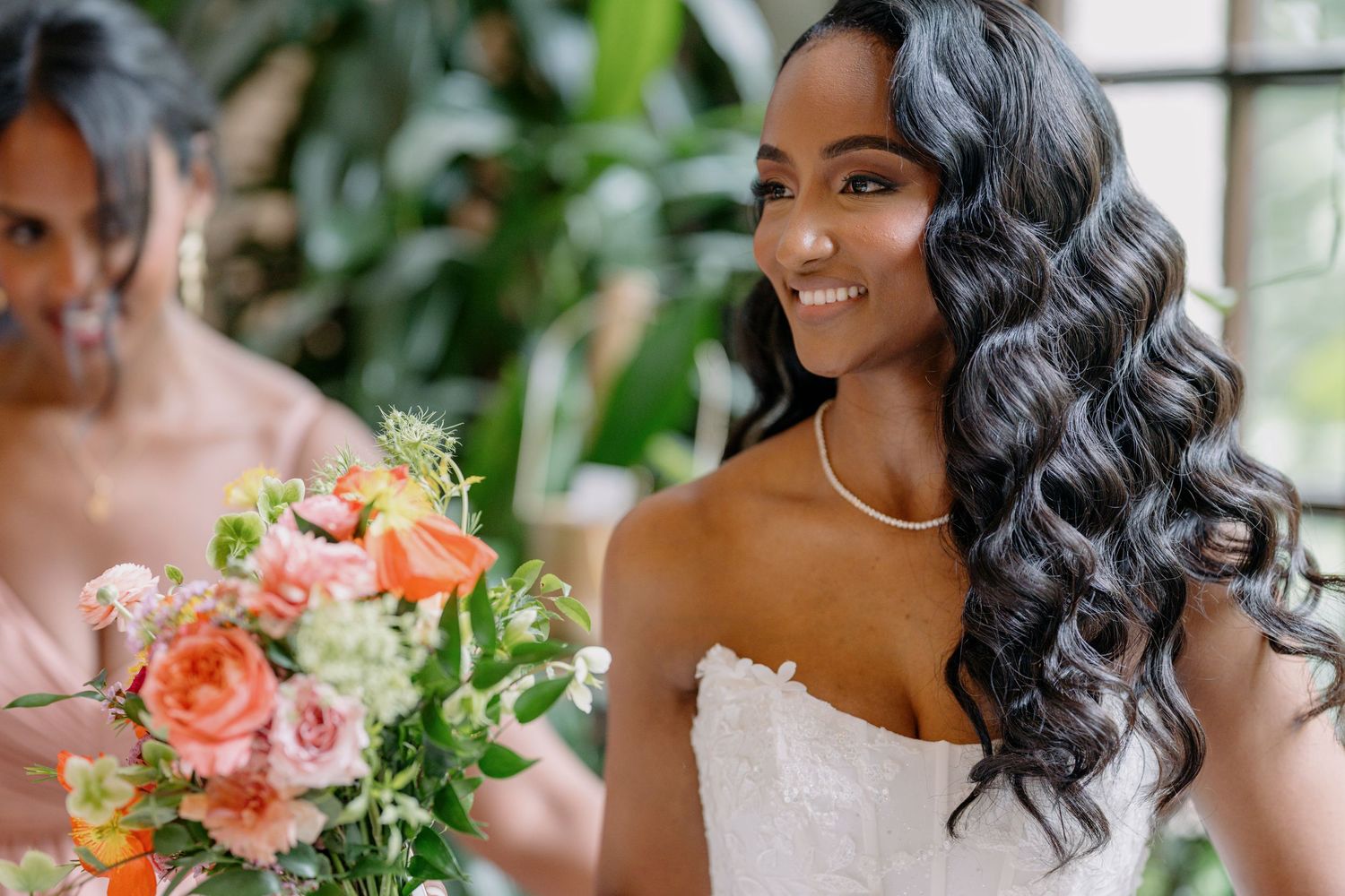 A bride on her wedding day