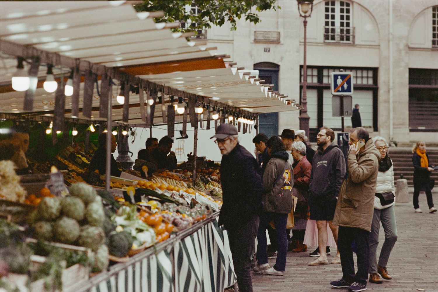 A market in Paris, France