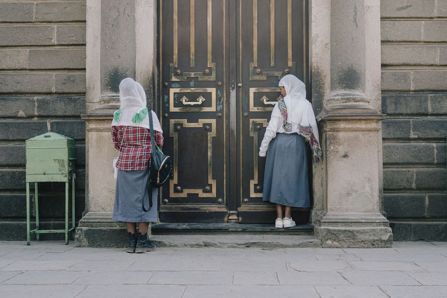 A church in Addis Ababa, Ethiopia
