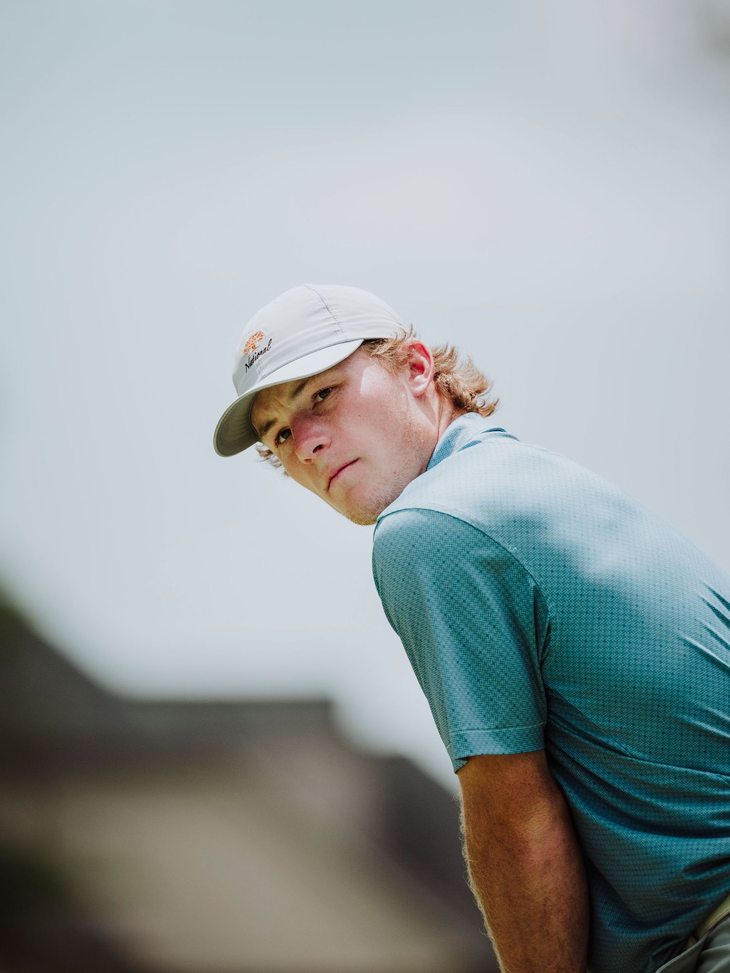 Tres Hill, young golfer in profile, during summer tournament at Cedar Ridge – photo byDaviel.com