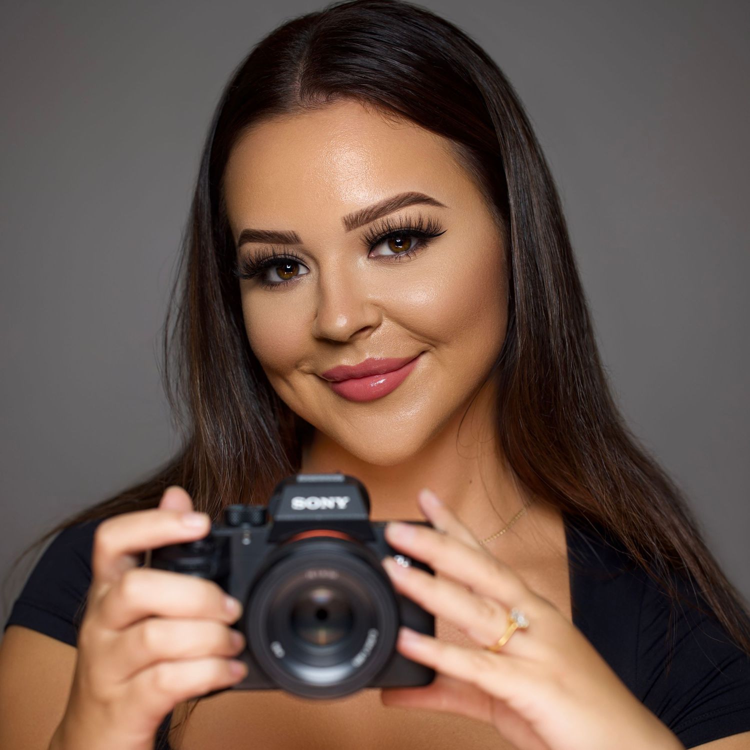 Portrait of Darwin fashion, beauty and creative photographer Julie Françoise in her studio