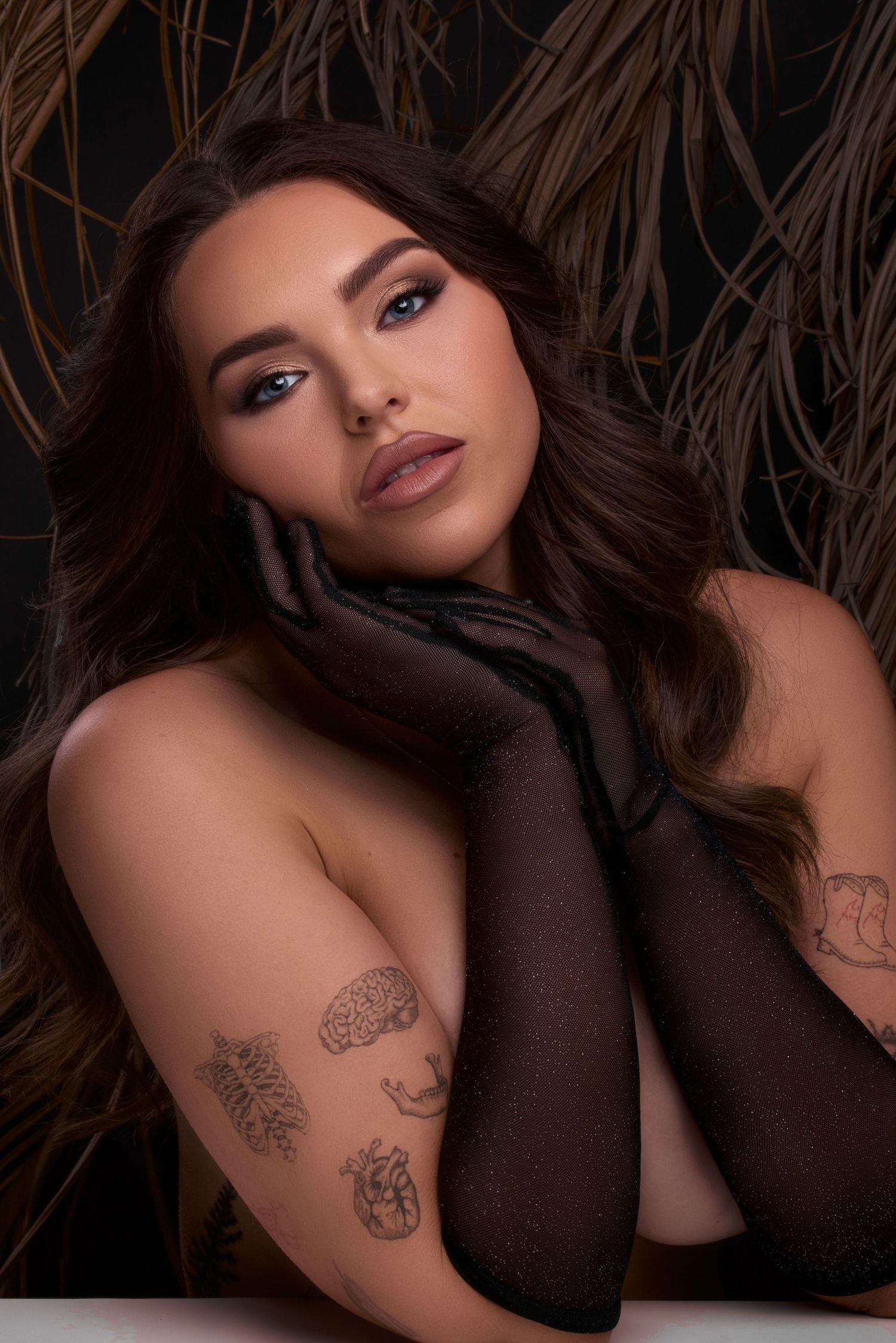 Creative portrait and personal branding photography session captured in a Darwin studio by Julie Françoise Imagery