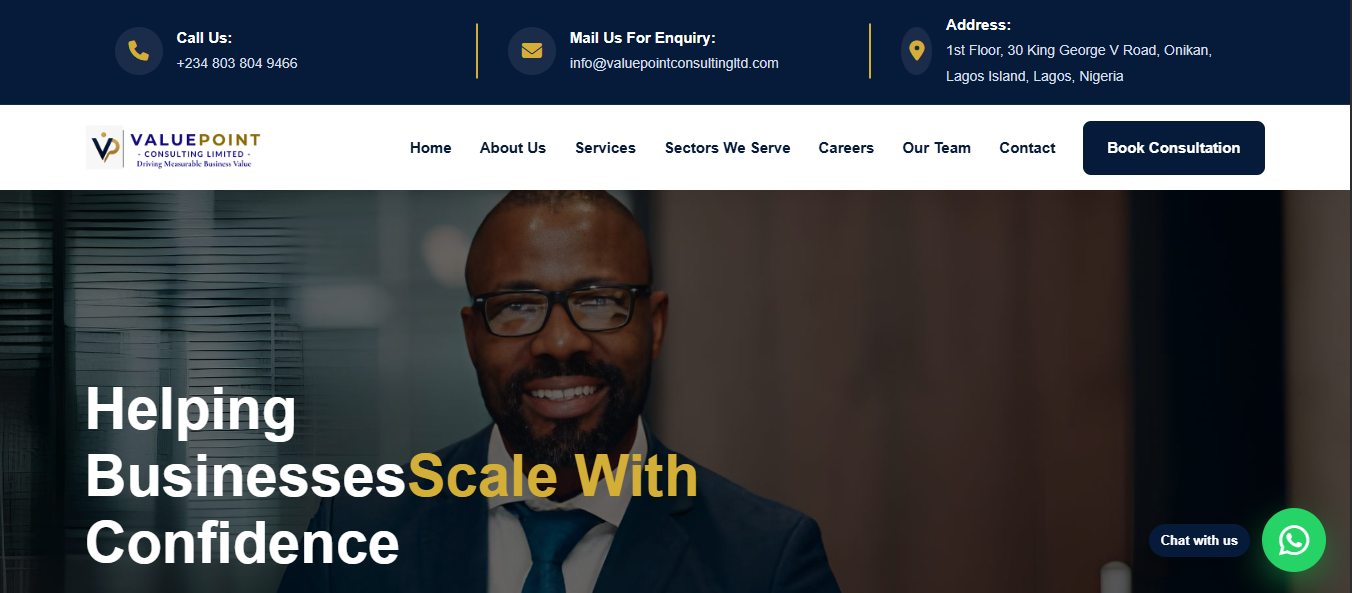 Responsive Consulting Website