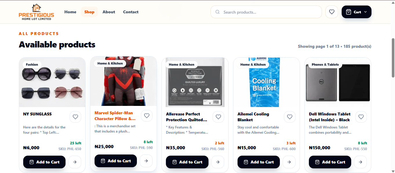 E-Commerce Website with an integrated Inventory Management and Point of Sale (POS) System