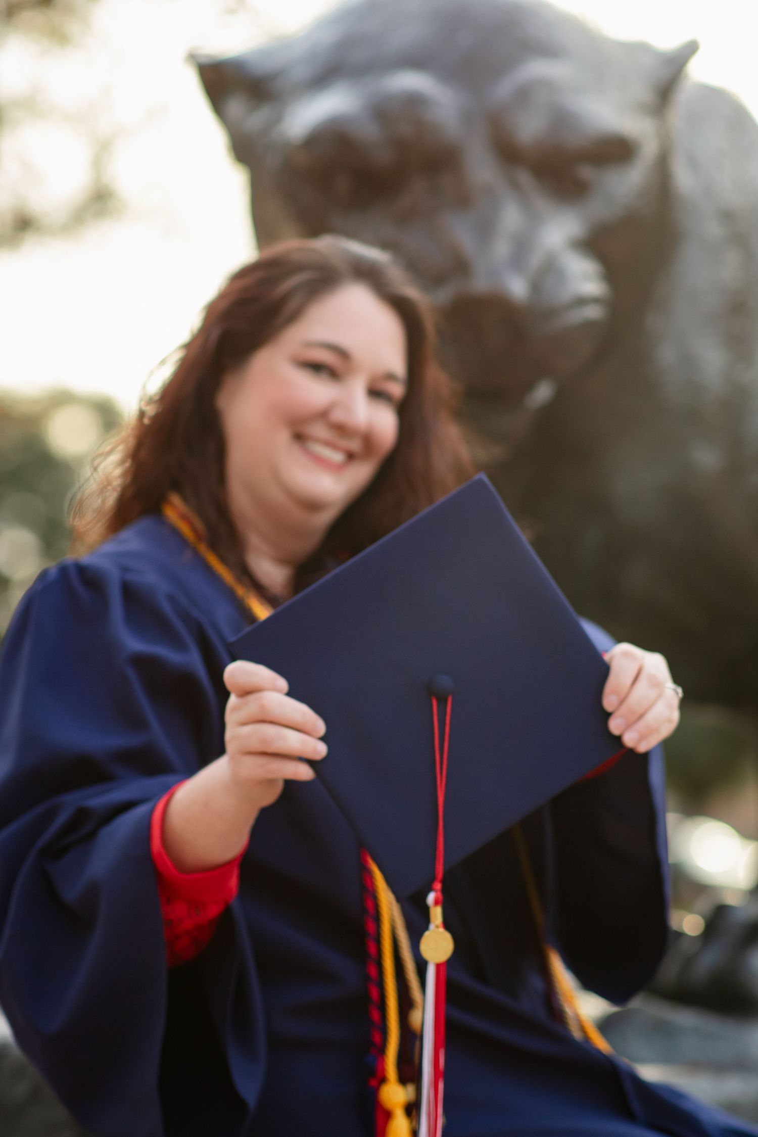 College graduate session