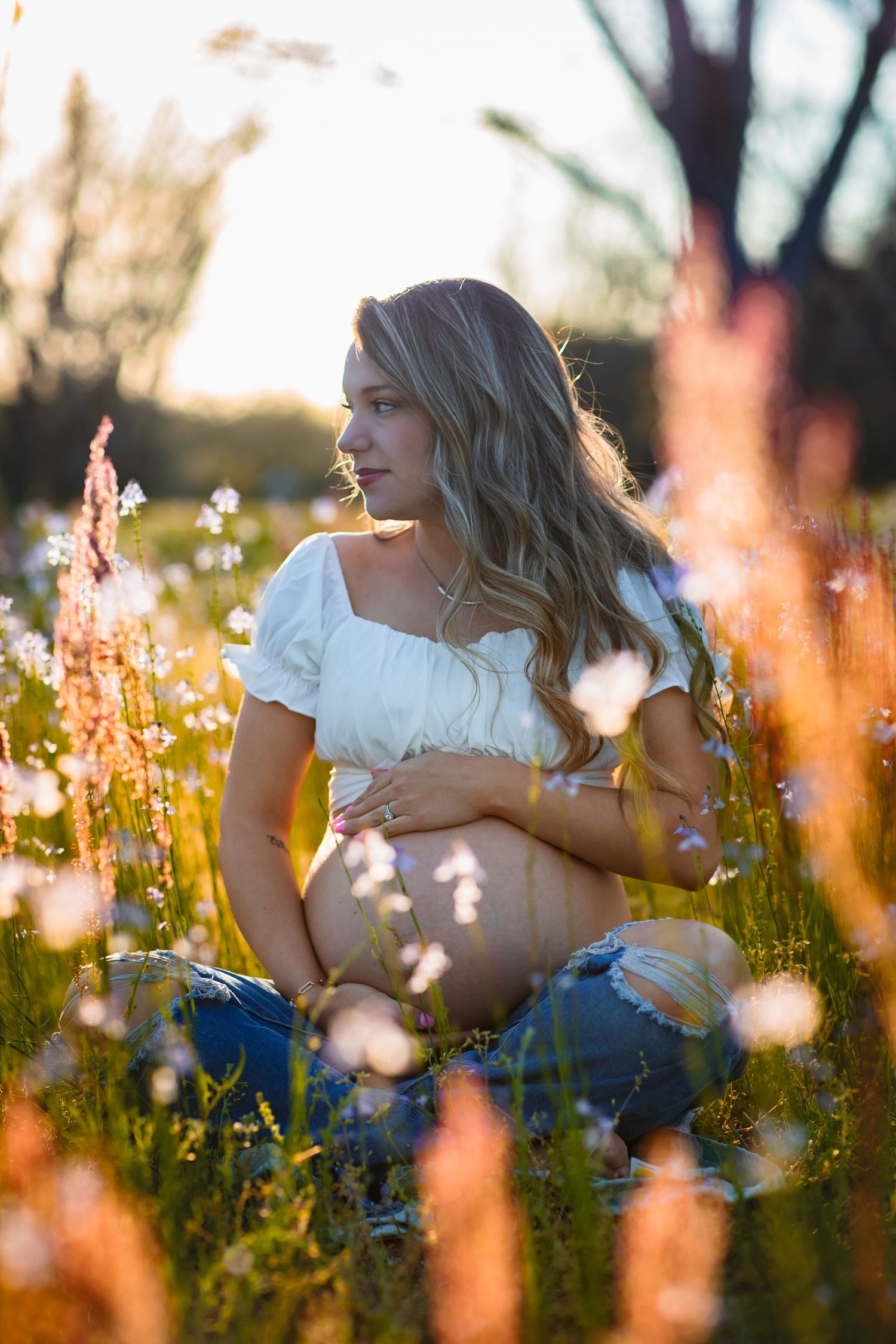 outdoor maternity session